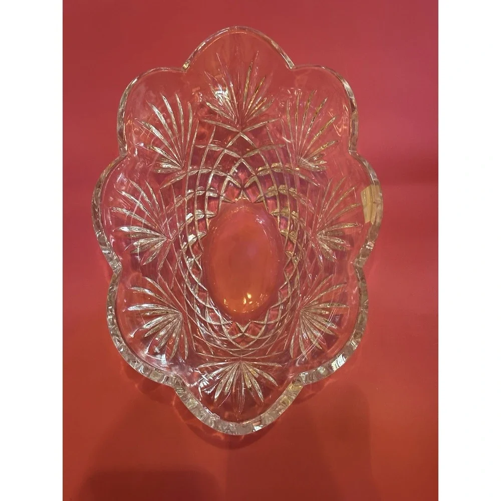 Crystal Designs by Godinger 24% Lead Crystal Decorative Glass Bowl